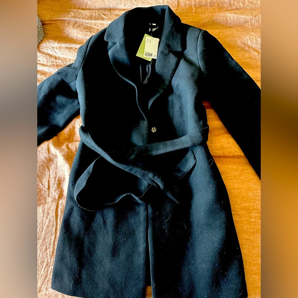 Tie Belt Coat
